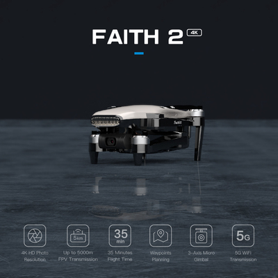 CMOS 19m/s RC Mini Quadcopter Drone 4k HD Camera Ambarella A12