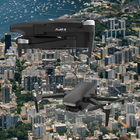 3100mAh 19m/s Foldable Follow Me Drone 5000m With Gps Camera
